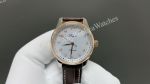 Longines Master Men 2824 Automatic Movement Brown Leather Strap White 40mm Watch